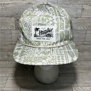Howler Brothers Green and White Patterned Hat
